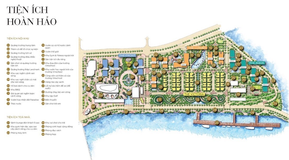 Tiện &iacute;ch Dự &aacute;n The Centennial Bason T&ocirc;n Đức Thắng