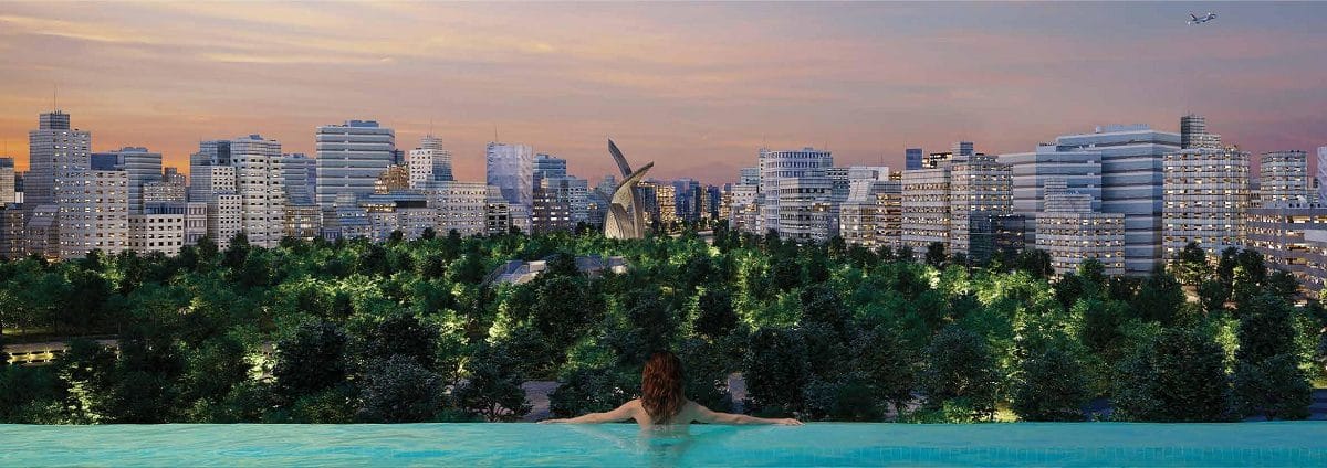 Hồ bơi chân trời với tầm nhìn vô cực Hồ bơi chân trời với tầm nhìn vô cực