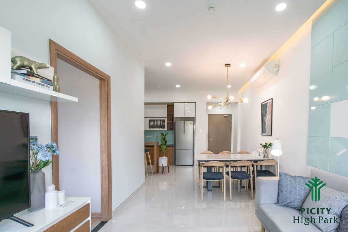 Khu vực B&agrave;n ăn Căn hộ Pi City Thạnh Xu&acirc;n Quận 12