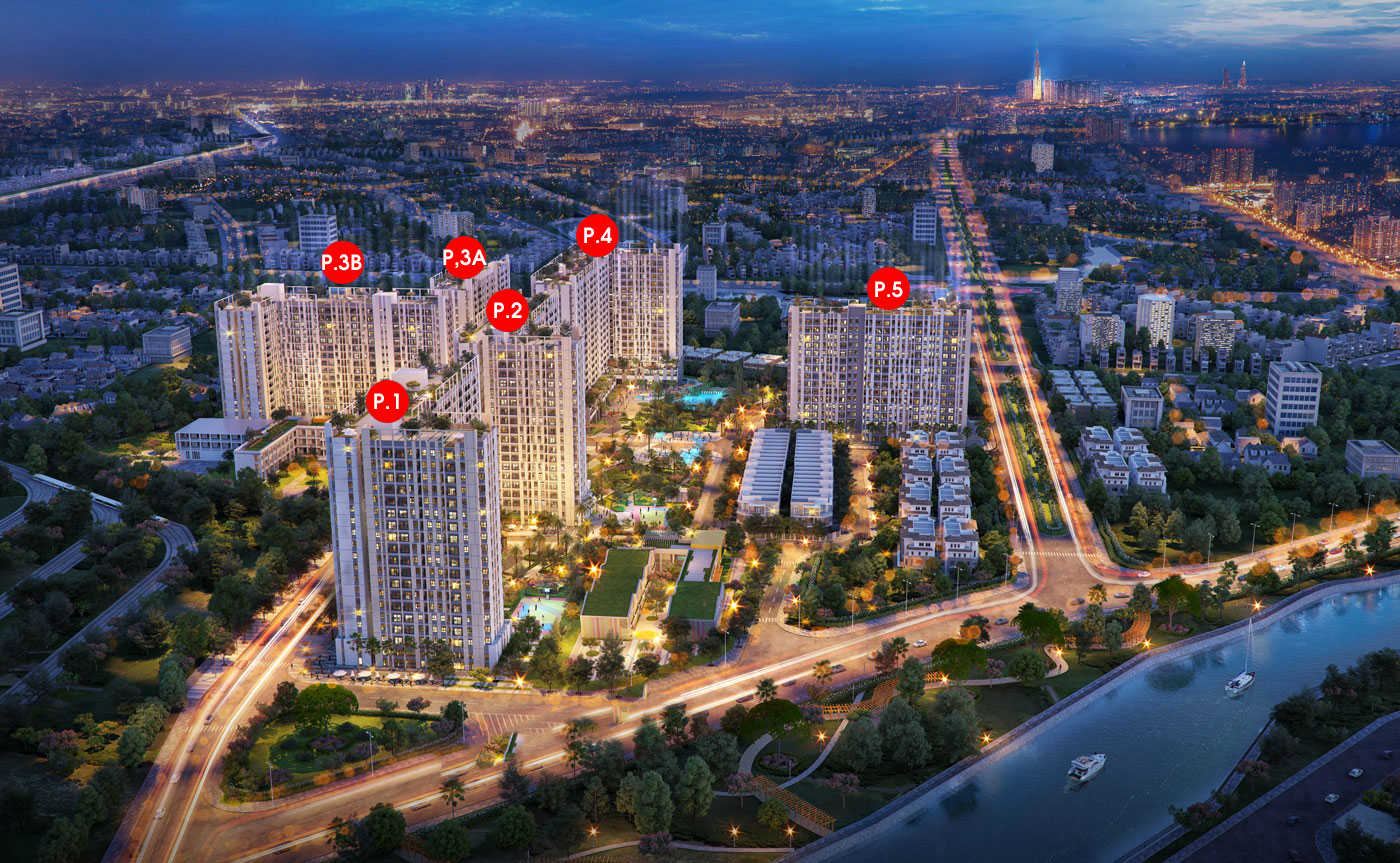 Mặt bằng tổng thể Dự &aacute;n Căn hộ PiCity High Park Quận 12