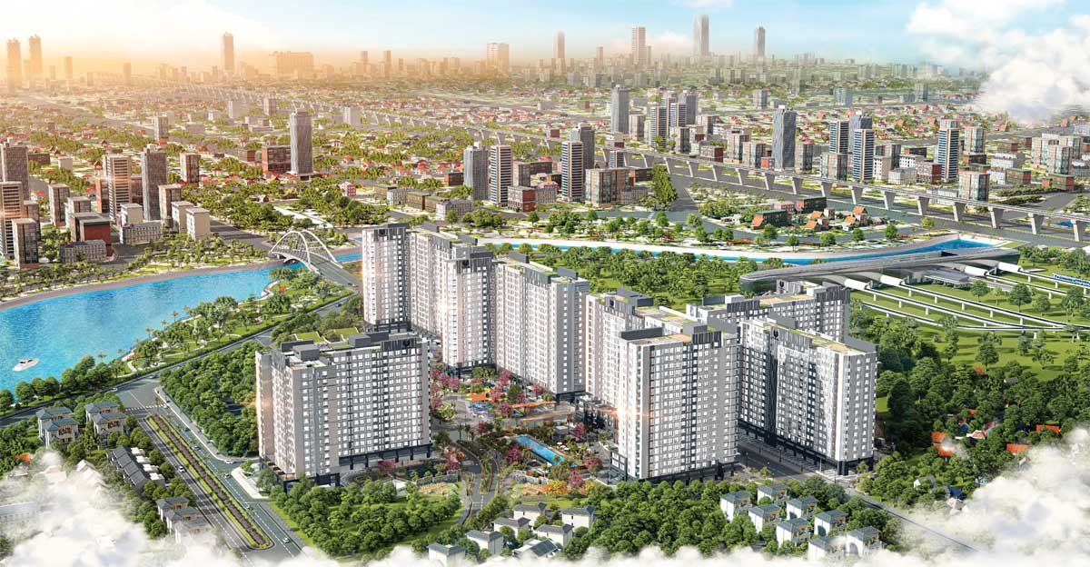 Phối cảnh Dự &aacute;n Căn hộ Chung cư PiCity High Park Thạnh Xu&acirc;n Quận 12