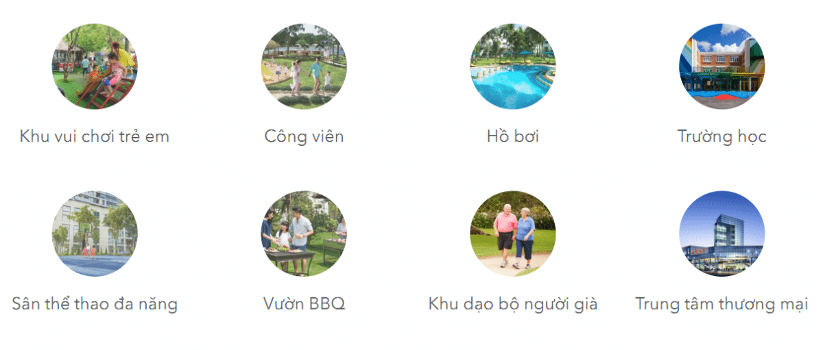 Tiện &iacute;ch nội khu Tiến lộc Garden