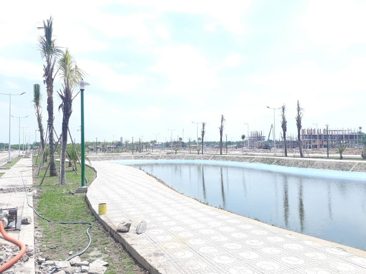 Tiến độ hồ cảnh quang Tiến Lộc Garden Th&aacute;ng 6/2020