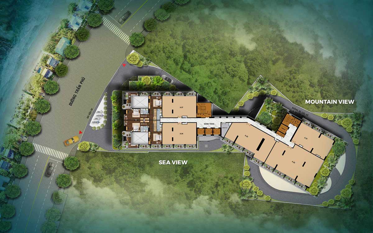 Mặt bằng Tầng 15 lửng Dự án Oyster Bay Vũng Tàu Mặt bằng Tầng 15 lửng Dự án Oyster Bay Vũng Tàu
