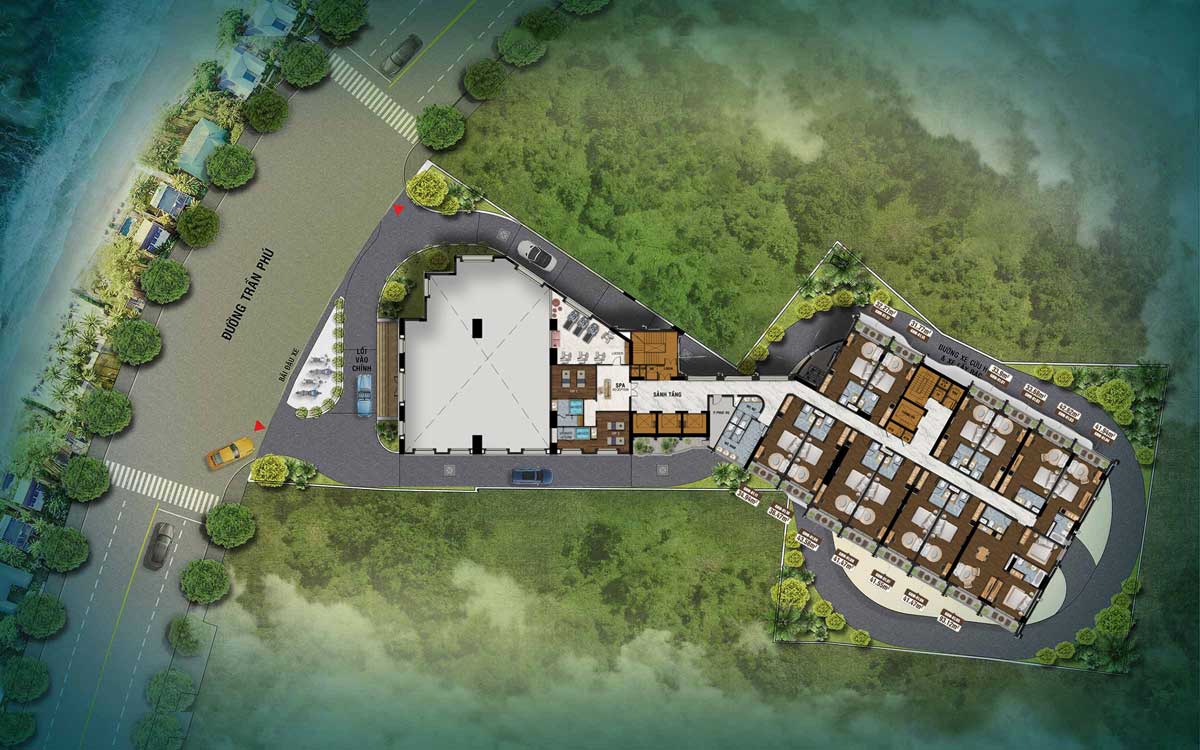 Mặt bằng Tầng lửng Dự án Oyster Bay Vũng Tàu Mặt bằng Tầng lửng Dự án Oyster Bay Vũng Tàu