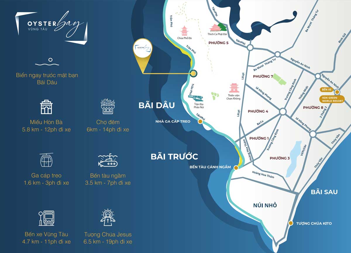 Vị trí Dự án Oyster Bay Gành Hào Vũng Tàu Vị trí Dự án Oyster Bay Gành Hào Vũng Tàu