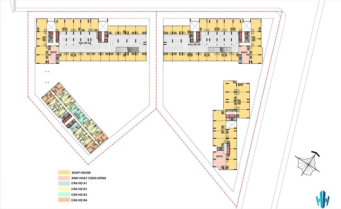 Mặt bằng Tầng 2 Aio City Bình Tân Mặt bằng Tầng 2 Aio City Bình Tân