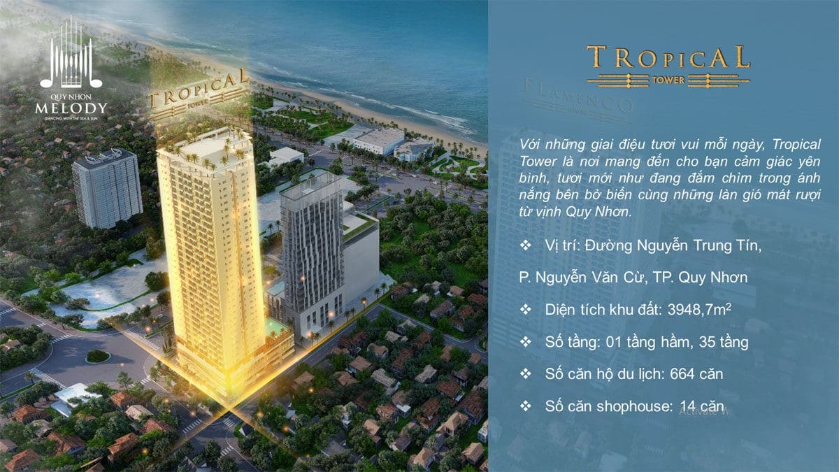 Thông tin tòa tháp Tropical Tower Thông tin tòa tháp Tropical Tower