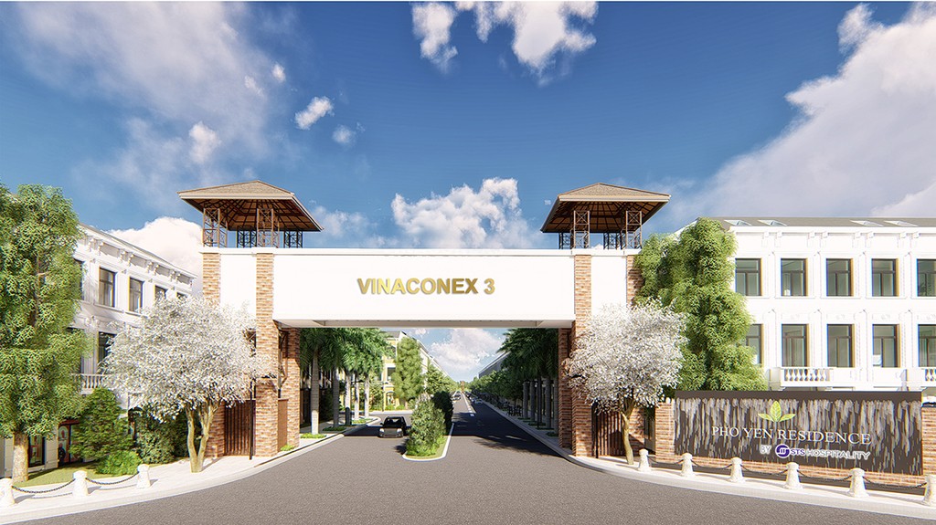 Cổng v&agrave;o khu D&acirc;n cư Vinaconex 3