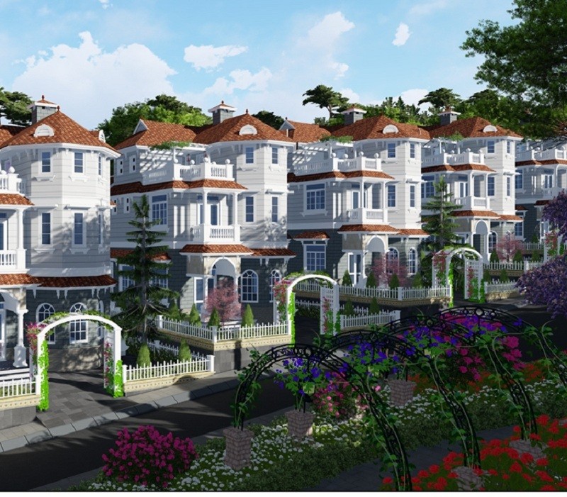 Thiết kế Villa Town Đ&agrave; Lạt