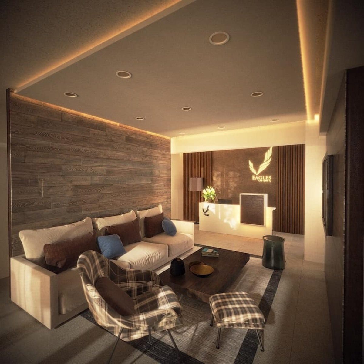 Sảnh đón khách 5 sao của Eagles Villages Residences Sảnh đón khách 5 sao của Eagles Villages Residences