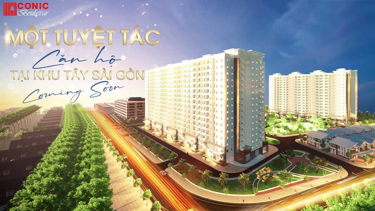 Phối cảnh Dự án Căn hộ Chung cư Conic Boulevard Quận 6 Phối cảnh Dự án Căn hộ Chung cư Conic Boulevard Bình Chánh