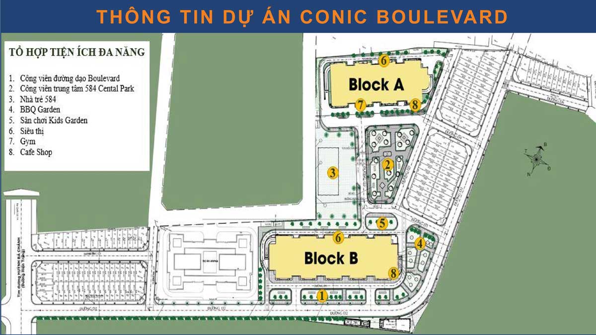Mặt bằng Tổng thể Dự án Conic Boulevard Bình Chánh Mặt bằng Tổng thể Dự án Conic Boulevard Bình Chánh
