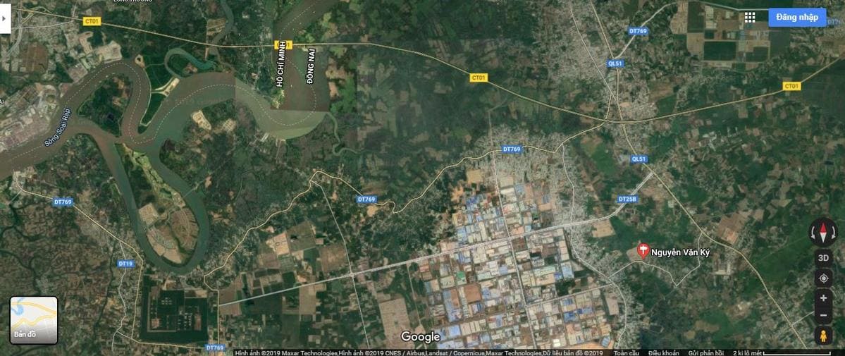Vị tr&iacute; trục đường Nguyễn Văn K&yacute;