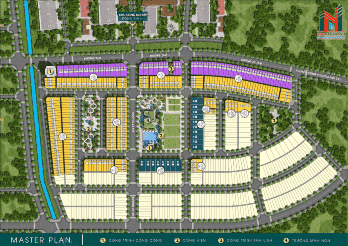 Mặt bằng ph&acirc;n l&ocirc; Nghĩa H&agrave;nh New Center Quảng Ng&atilde;i