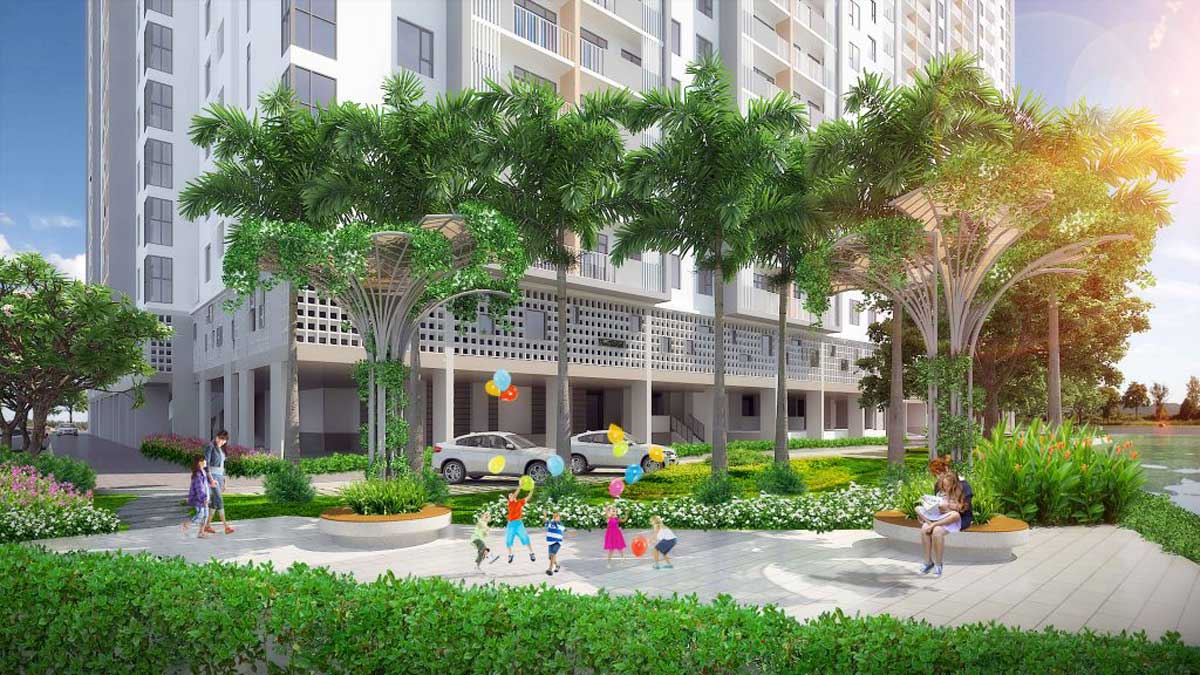 Khu công viên nội khu Dự án Căn hộ Lux Riverview Quận 7 Khu công viên nội khu Dự án Căn hộ Lux Riverview Quận 7