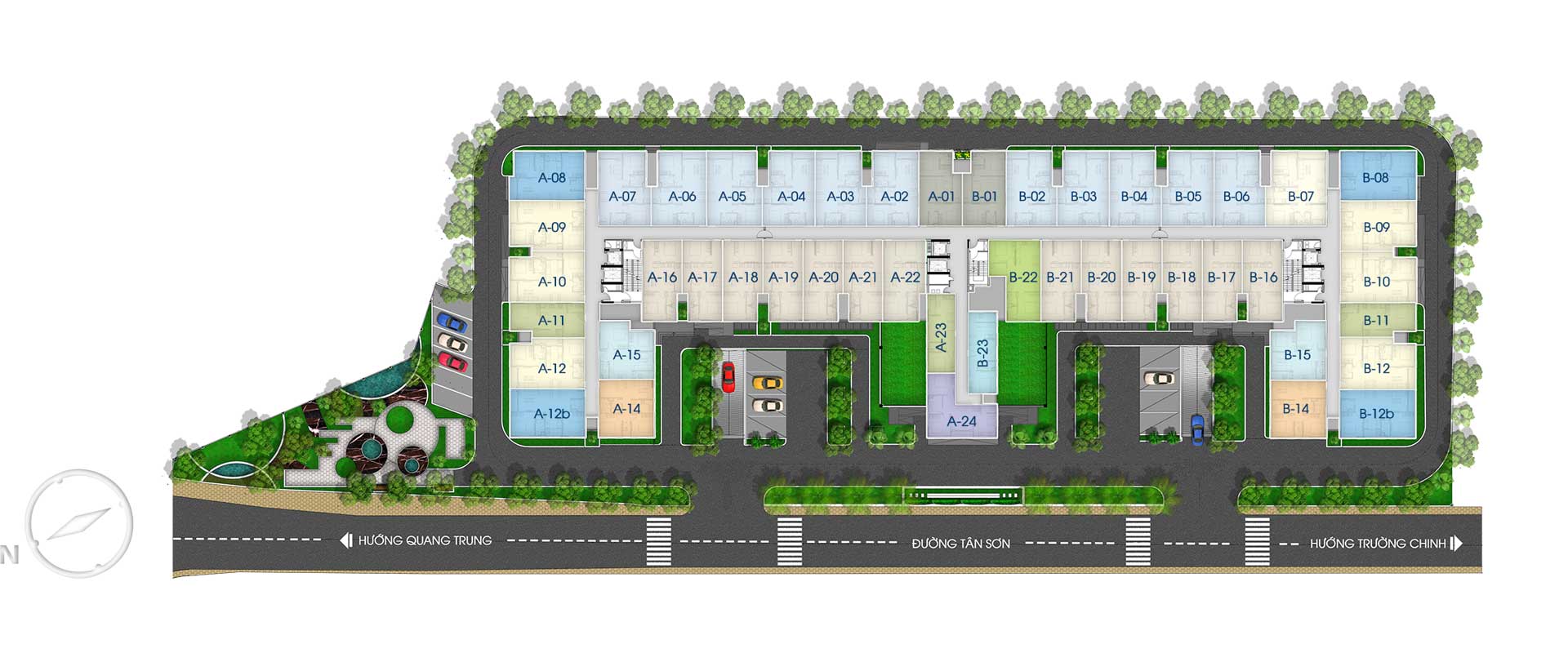 Mặt bằng Tầng Golf View Palace Tân Bình Mặt bằng Tầng Golf View Palace Tân Bình