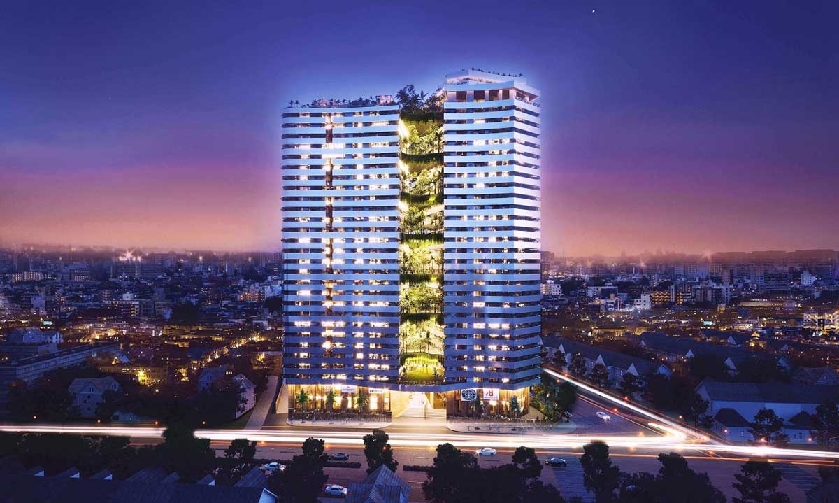 Phối cảnh Căn hộ Sky Park Bình Chánh về đêm Phối cảnh Căn hộ Sky Park Bình Chánh về đêm