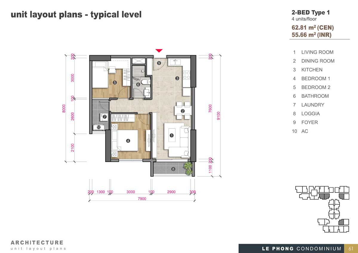 THIẾT KẾ 2PN LOẠI 1