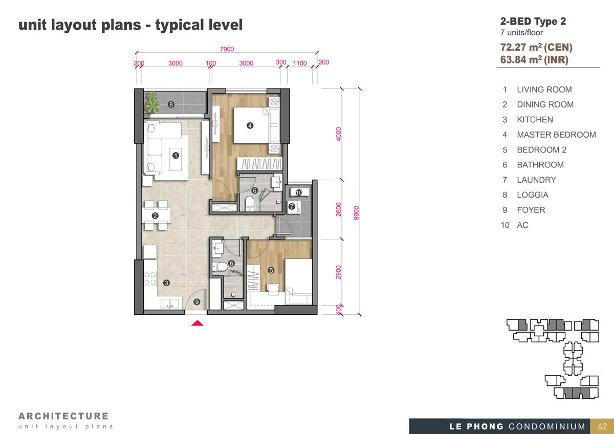 THIẾT KẾ 2PN LOẠI 2