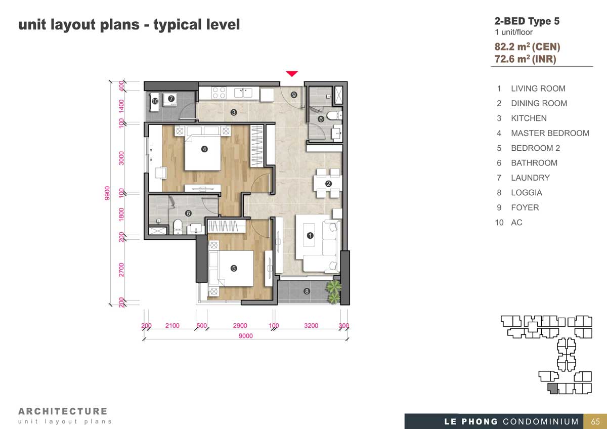 THIẾT KẾ 2PN LOẠI 5