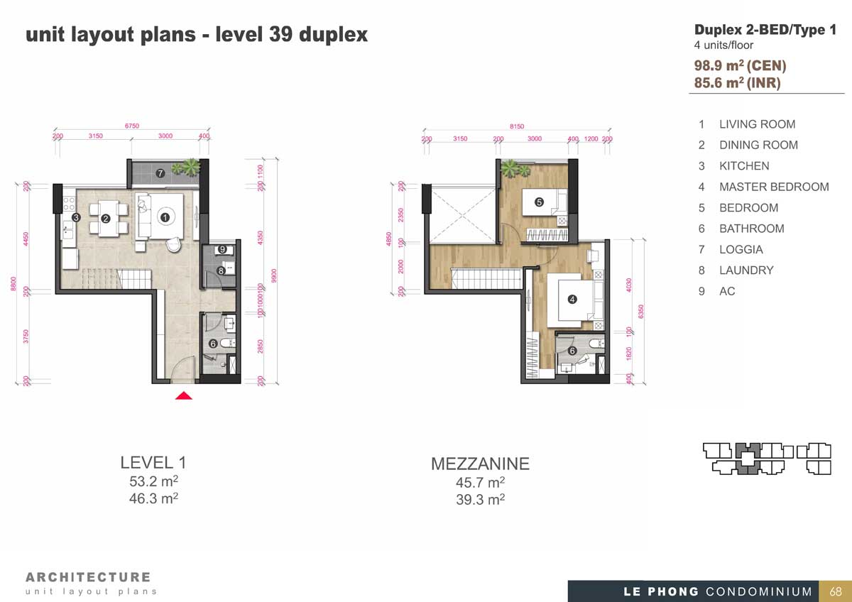 THIẾT KẾ DUPPLEX 2PN LOẠI 1