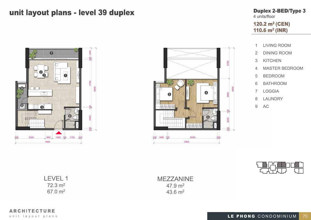 THIẾT KẾ DUPPLEX 2PN LOẠI 3
