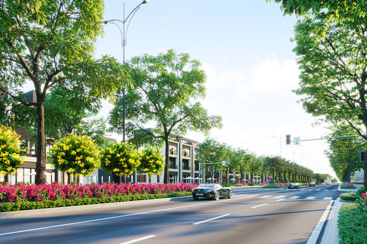 canh quan truc chinh du an gem sky world - GEM SKY WORLD LONG TH&Agrave;NH ĐỒNG NAI