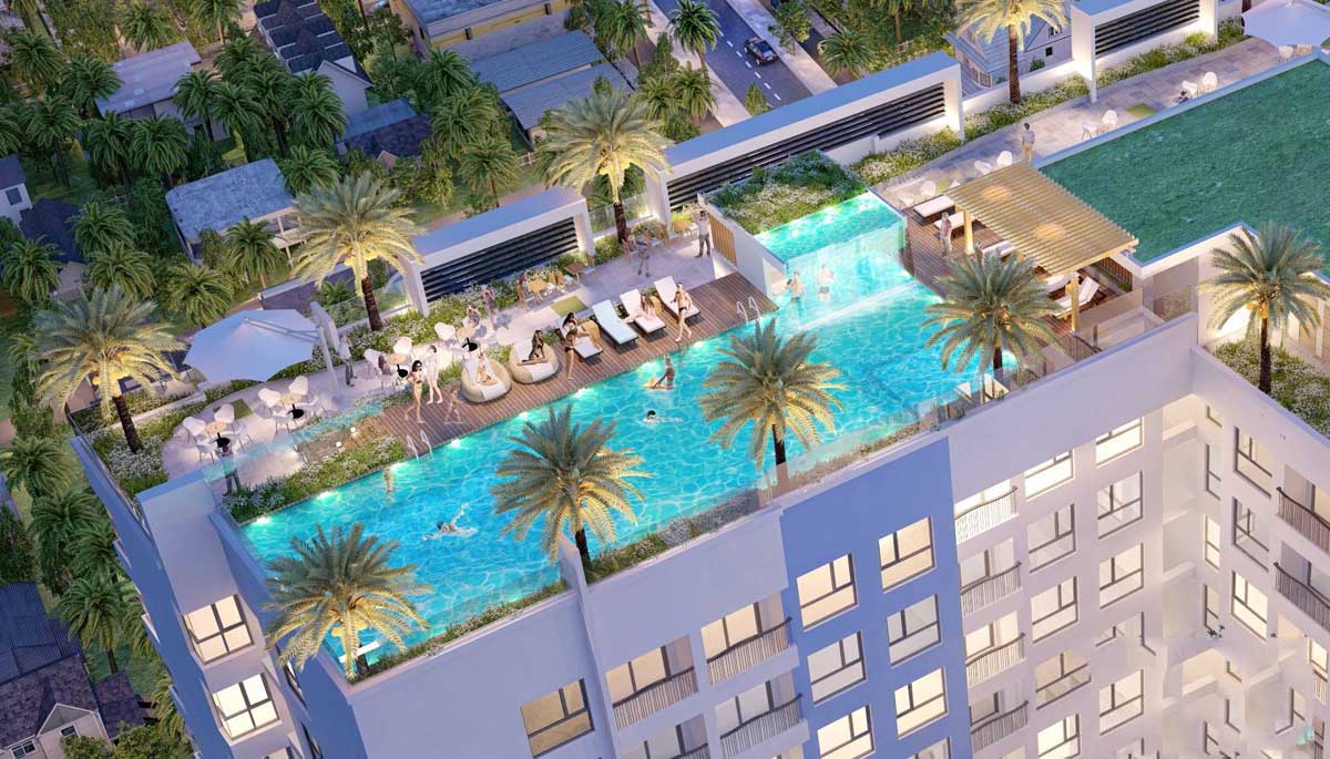 Hồ bơi SkyView tại Dự án Căn hộ Venus Luxury Quận 5 Hồ bơi SkyView tại Dự án Căn hộ Venus Luxury Quận 5