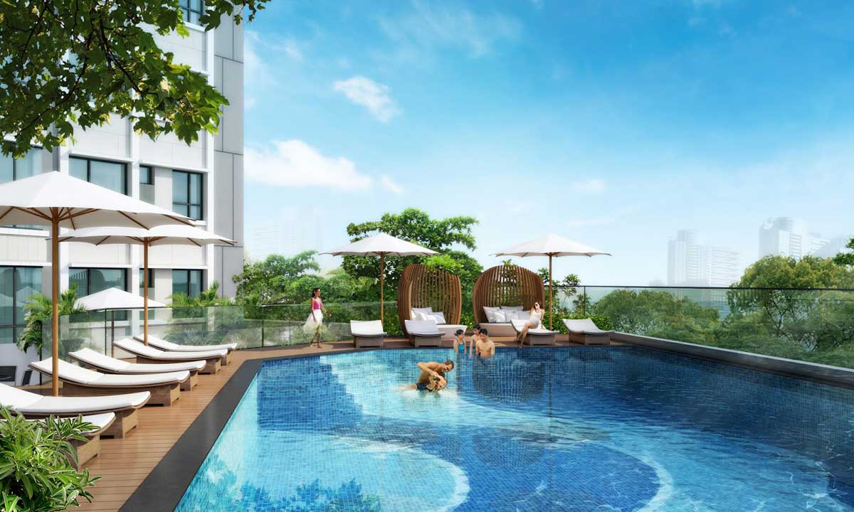 Hồ bơi Dự án Căn hộ Tam Đức Plaza Quận 5 Hồ bơi Dự án Căn hộ Tam Đức Plaza Quận 5