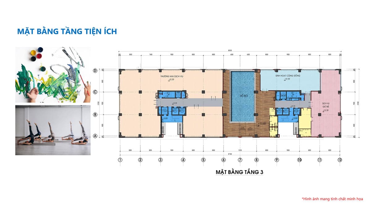 Mặt bằng Tầng 3 Dự án Căn hộ Tam Đức Plaza Quận 5 mat-bang-tang-3-du-an-tam-duc-plaza
