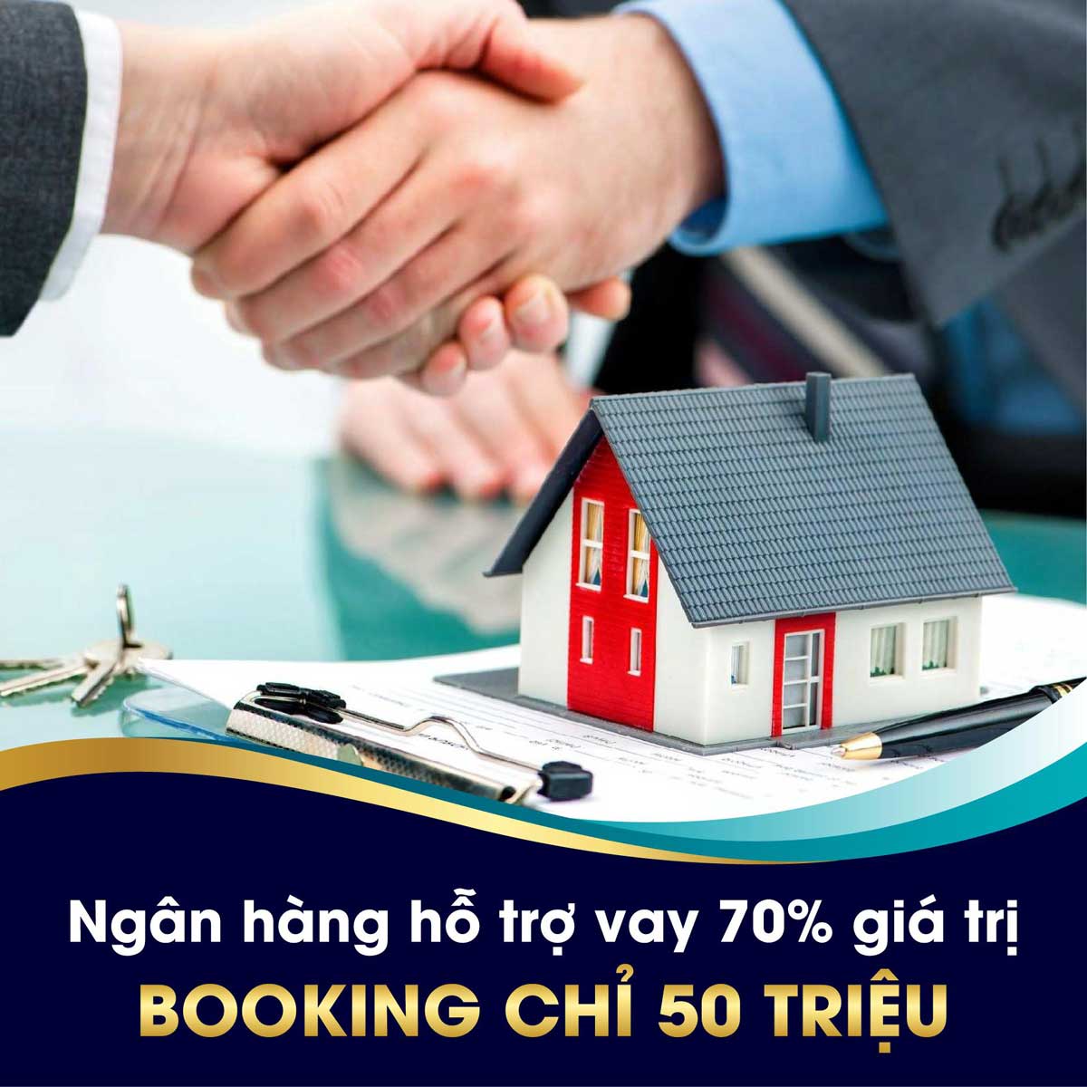 Ng&acirc;n h&agrave;ng hỗ trợ 70%
