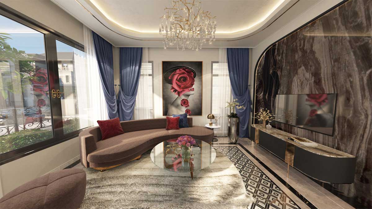 phong khach nha pho gem sky world - GEM SKY WORLD LONG TH&Agrave;NH ĐỒNG NAI