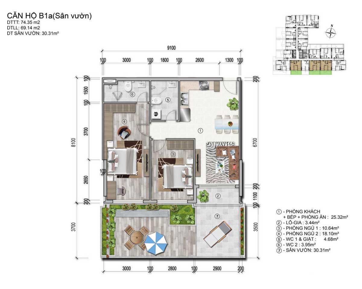 VENUS LUXURY QUẬN 5 thiet ke can ho B1a venus luxury - VENUS LUXURY QUẬN 5
