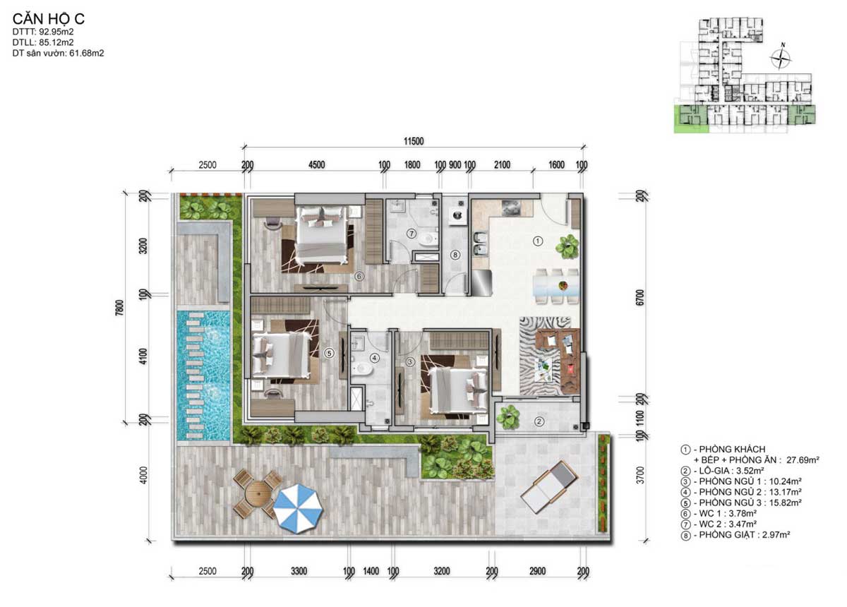 VENUS LUXURY QUẬN 5 thiet ke can ho C venus luxury - VENUS LUXURY QUẬN 5