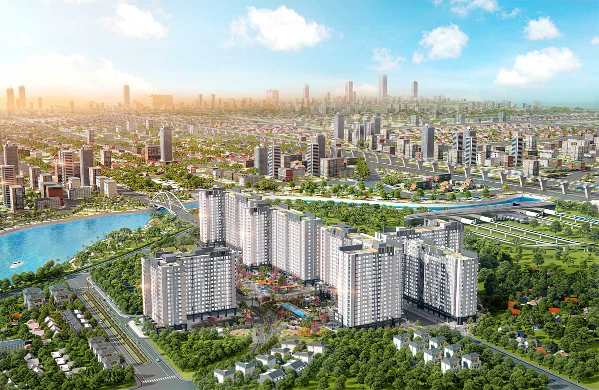 Phối cảnh Ban ng&agrave;y Picity High Park