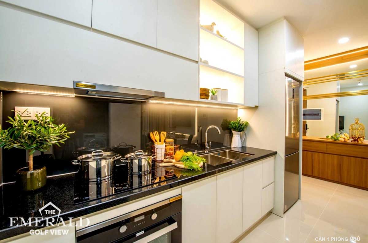 Khu vực bếp Căn 1 PN