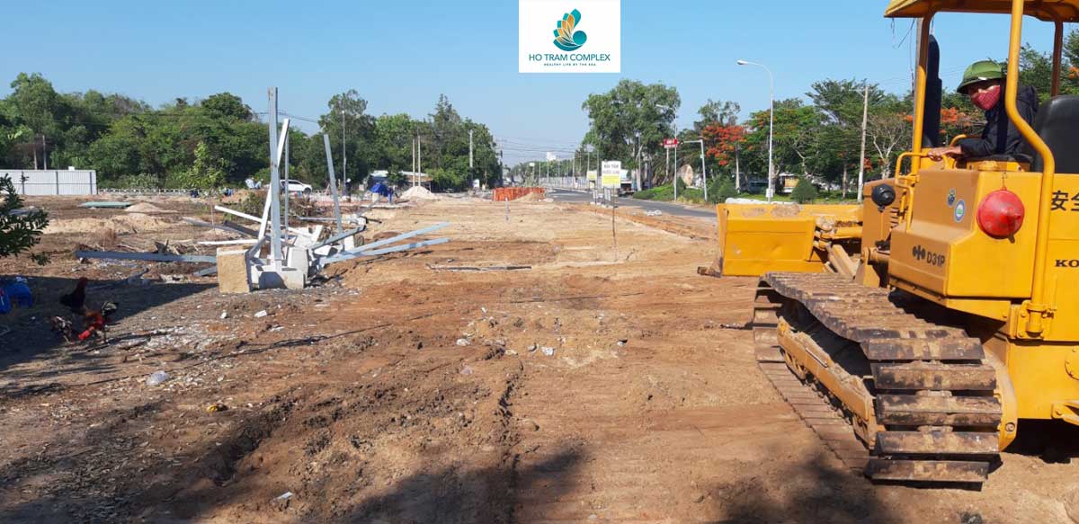 Tiến độ thi c&ocirc;ng Dự &aacute;n Hồ Tr&agrave;m Complex