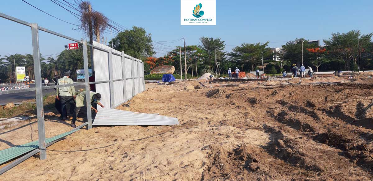 Tiến độ thi c&ocirc;ng Dự &aacute;n Căn hộ Hồ Tr&agrave;m Complex