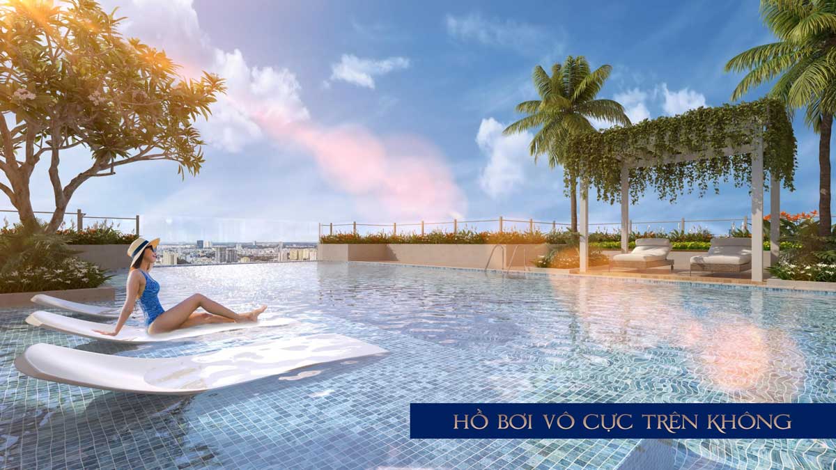 Hồ bơi V&ocirc; cực tr&ecirc;n kh&ocirc;ng