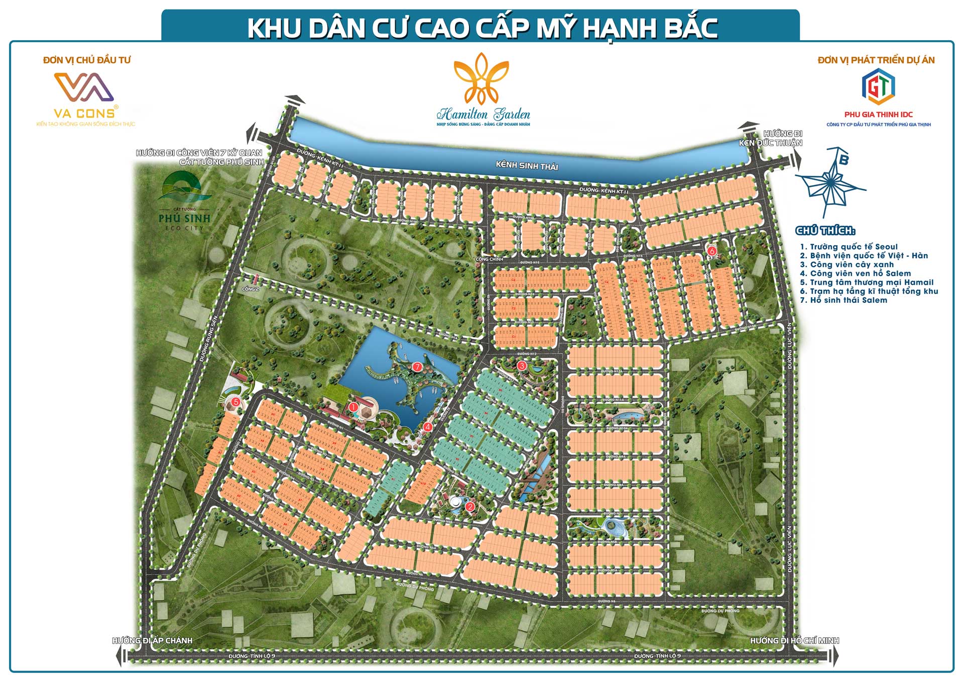 Mặt bằng Phân lô Dự án Hamilton Garden Mặt bằng Phân lô Dự án Hamilton Garden