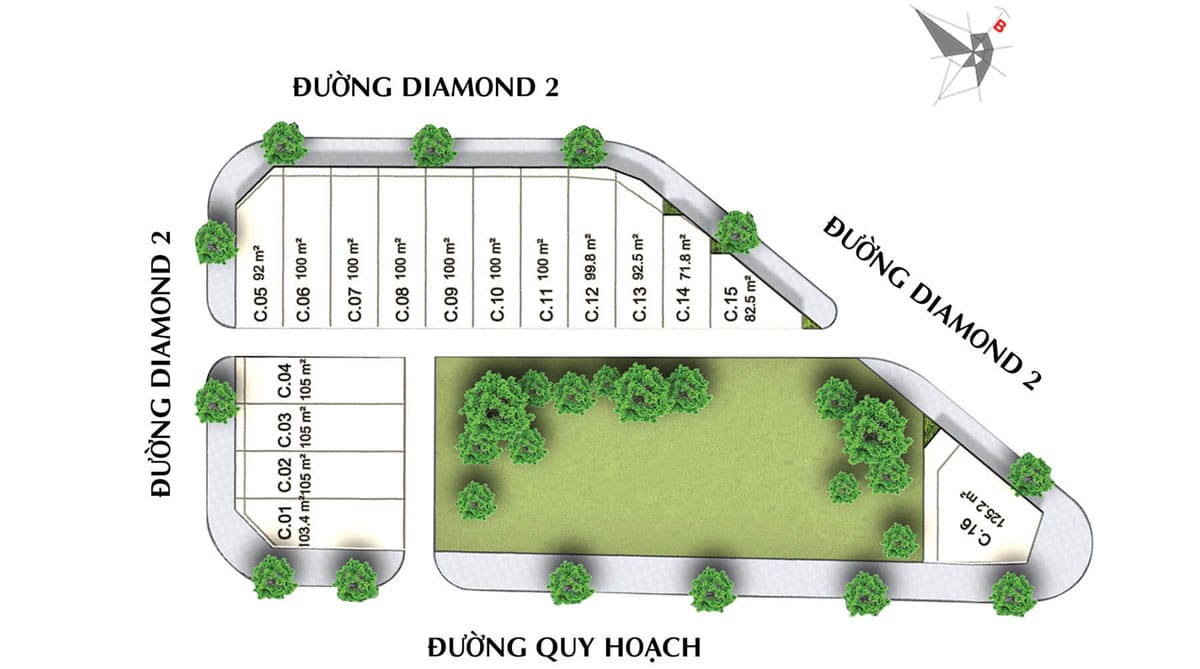 Mặt bằng Phân lô Khu phố Green Diamond mat-bang-phan-lo-khu-pho-Green-Diamond