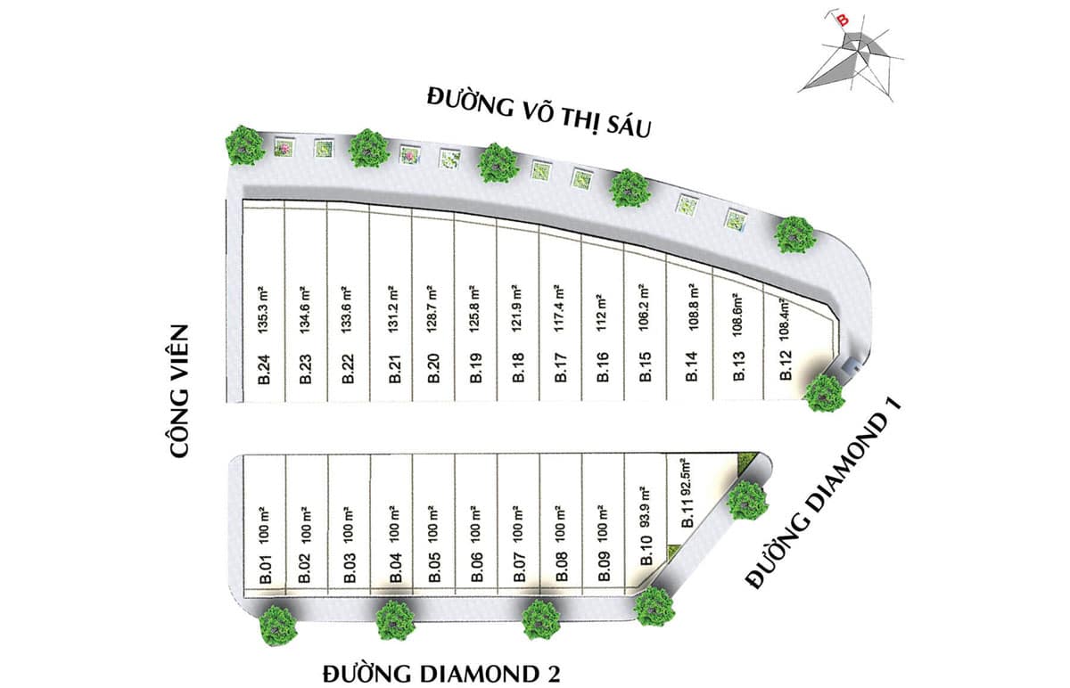 Mặt bằng Phân lô Khu phố Red Diamond mat-bang-phan-lo-khu-pho-Red-Diamond