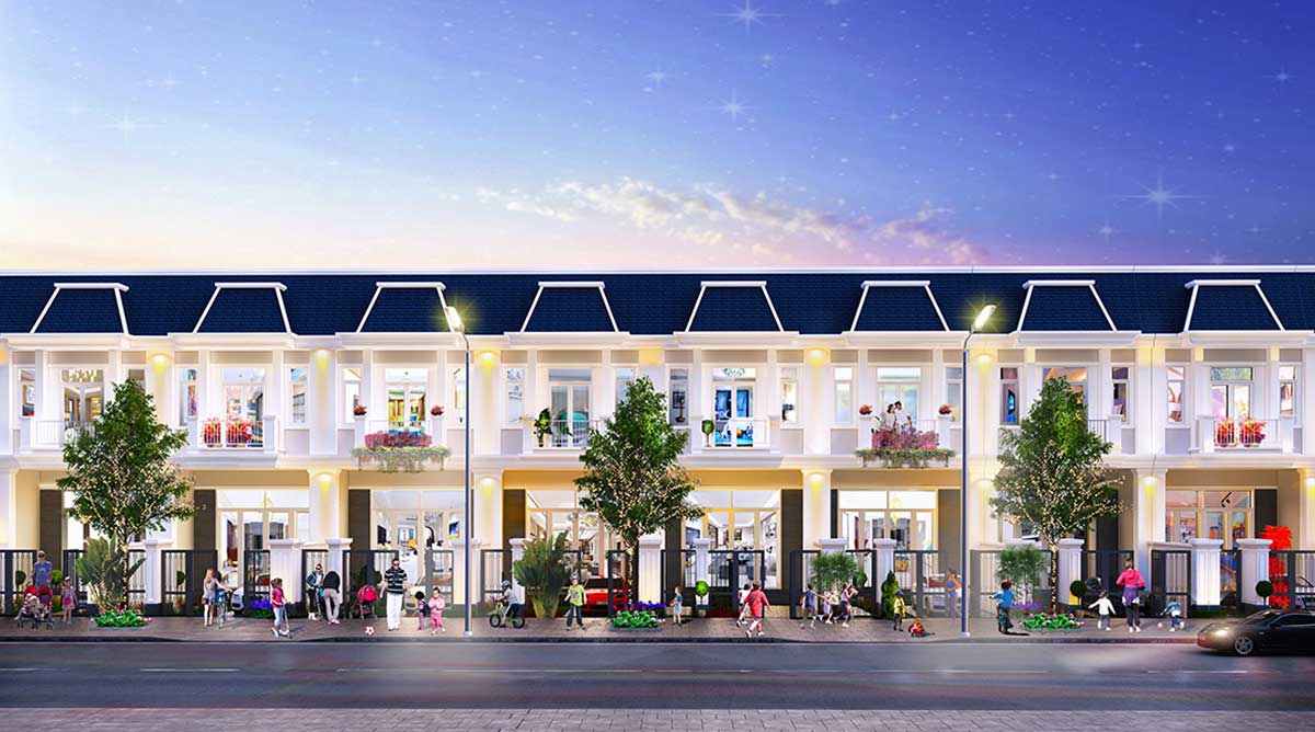 Phối cảnh Nh&agrave; phố li&ecirc;n kế Vườn