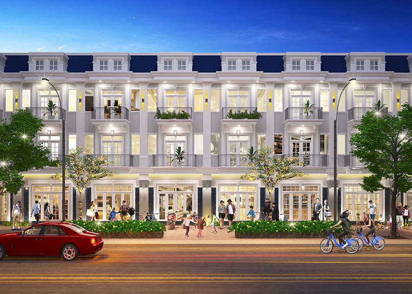 Phối cảnh Nh&agrave; phố li&ecirc;n kế