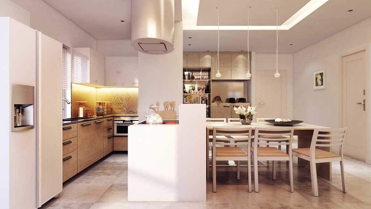 Tham khảo Ph&ograve;ng ăn Căn hộ Huỳnh Thiện Lộc