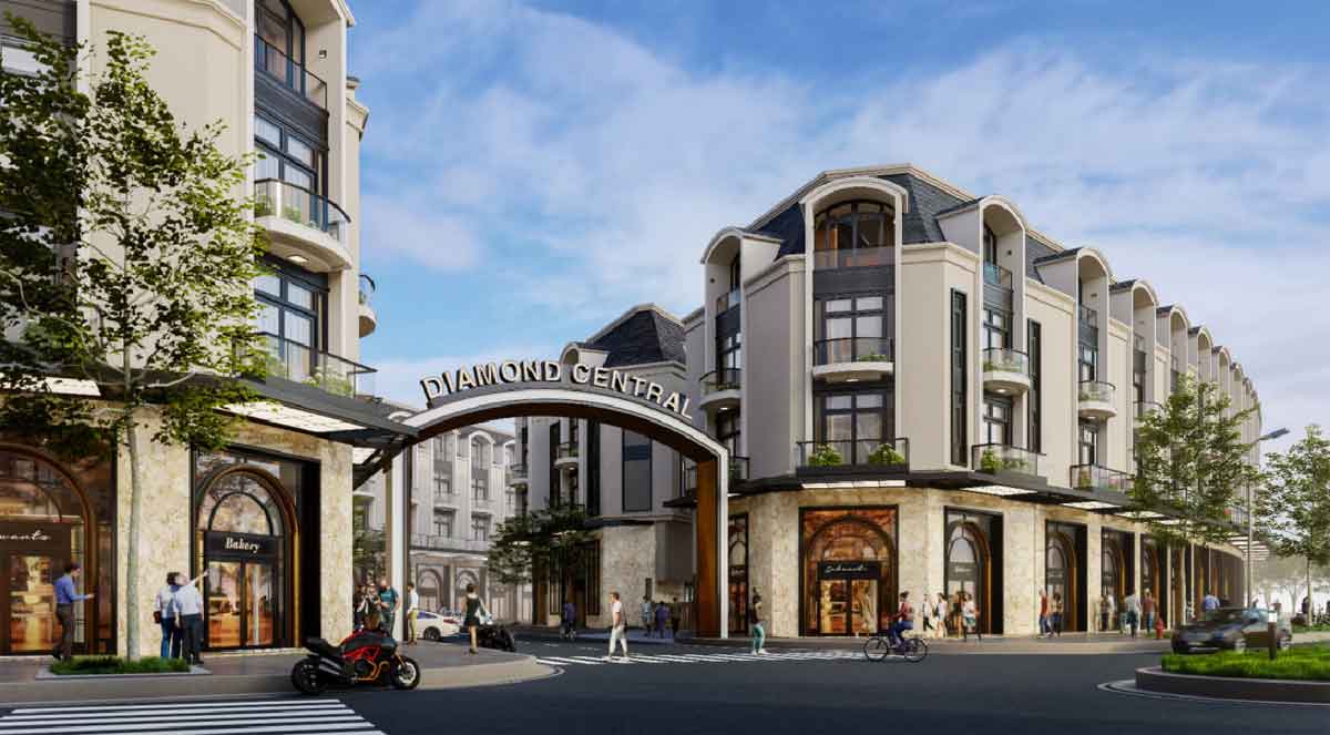 Thiết kế cao cấp của Khu Nhà phố Diamond Central Biên Hòa Thiết kế cao cấp của Khu Nhà phố Diamond Central Biên Hòa