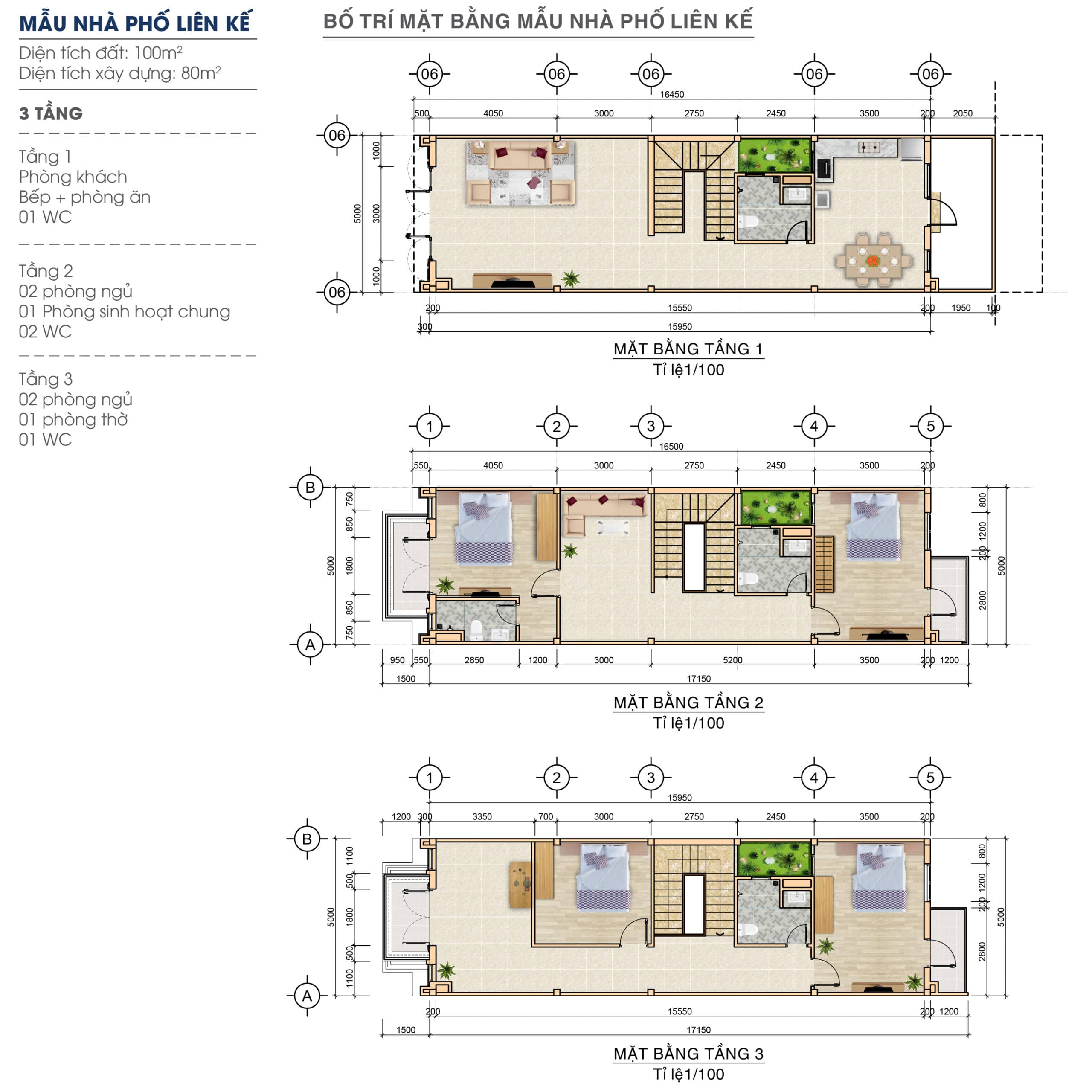 Thiết kế Nh&agrave; phố li&ecirc;n kế