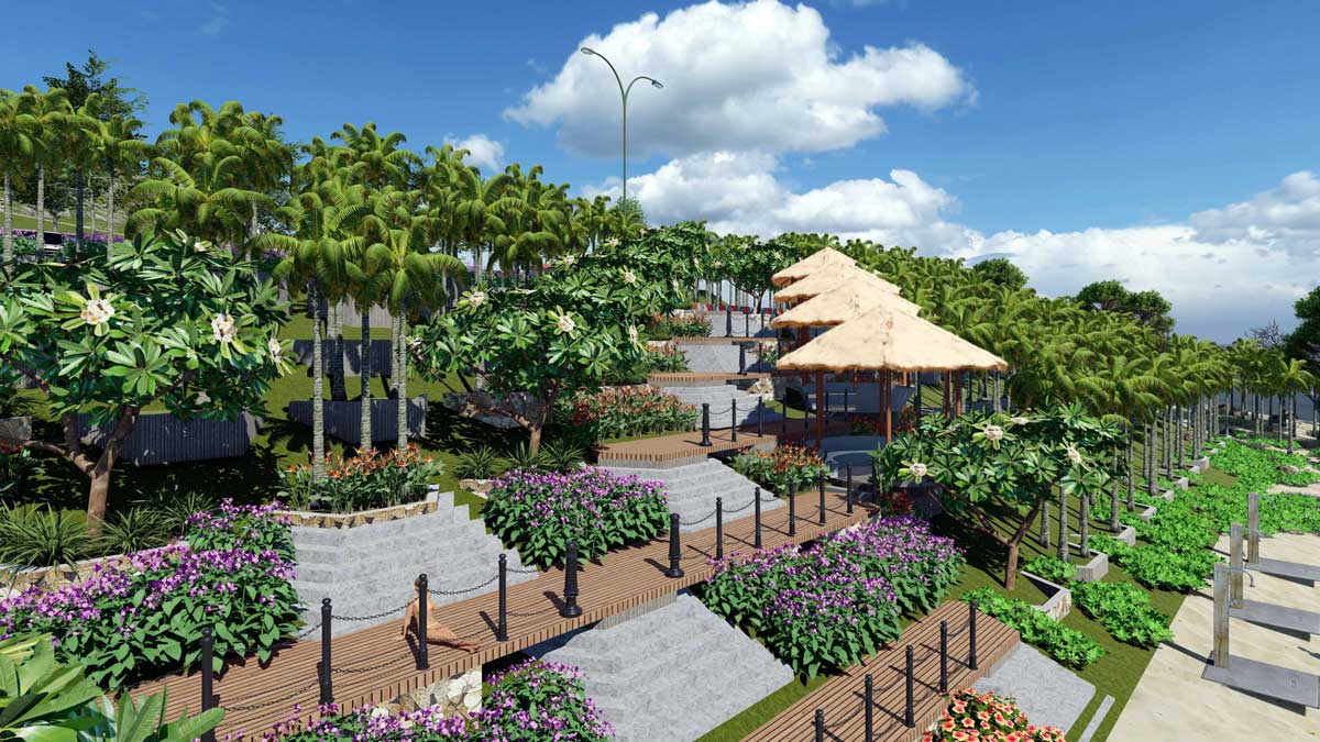 tien ich cong vien bien tai apec mui ne - Apec Mandala Wyndham Mũi N&eacute;