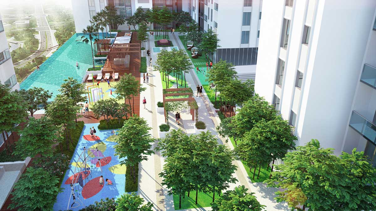 Tiện ích Công viên nội khu Dự án Gem Central Park Tiện ích Công viên nội khu Dự án Gem Central Park